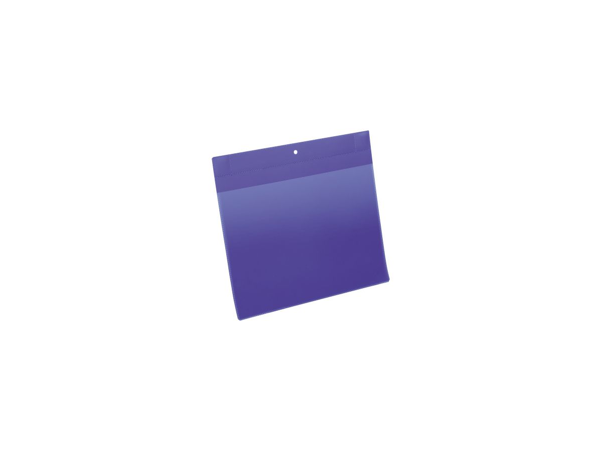 DURABLE Magnettasche 174807 A4 quer d.bl 10 St./Pack.