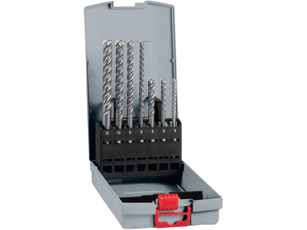 BOSCH PRO Hammerbohrer-Set SDS plus-5x 5-12 mm,7-teilig