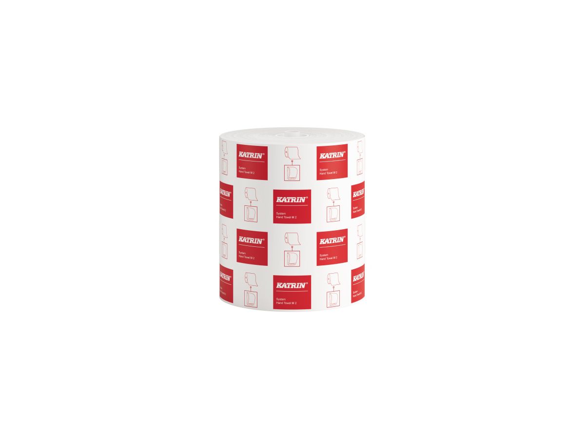 Katrin Handtuchrolle Classic System Towel M2 460102 weiß 6 Rl./Pack.