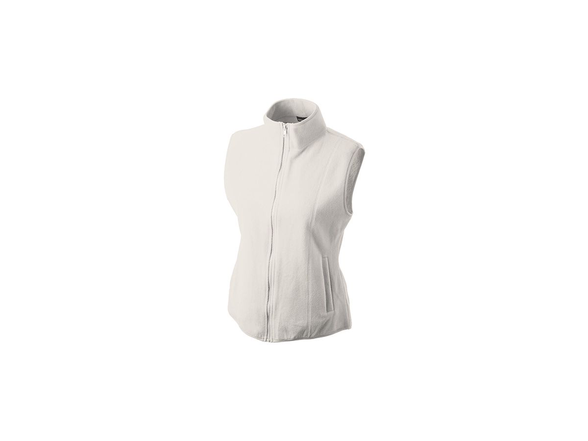 JN Girly Microfleece Vest JN048 100%PES, off-white, Größe S
