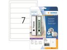 HERMA Ordneretikett 5090 schmal/kurz sk weiß 175 St./Pack.