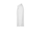 JN Polo-Piqué lang JN022 100%BW, white, Größe L