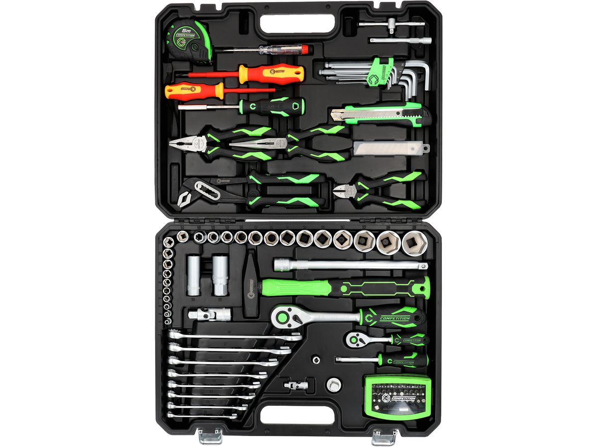 KS-TOOLS Competition Werkzeugset 1/4" + 1/2" Universal 106-teilig