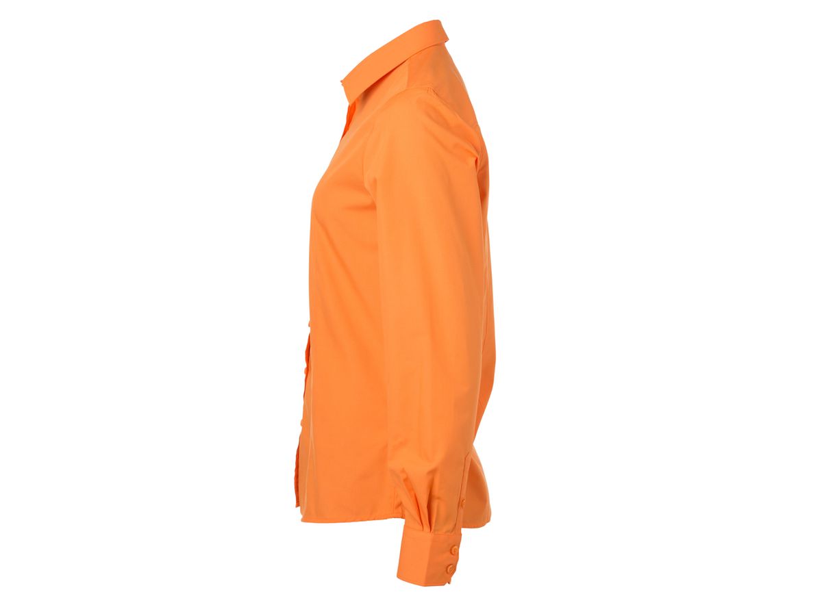JN Ladies' Shirt Longsleeve Poplin JN677 orange, Größe M