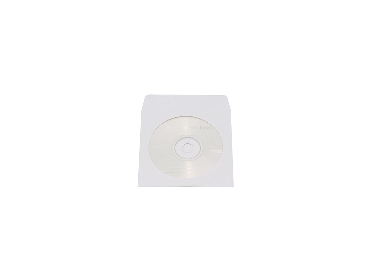 Soennecken CD/DVD Hülle 03750 mF Papier weiß 100 St./Pack.