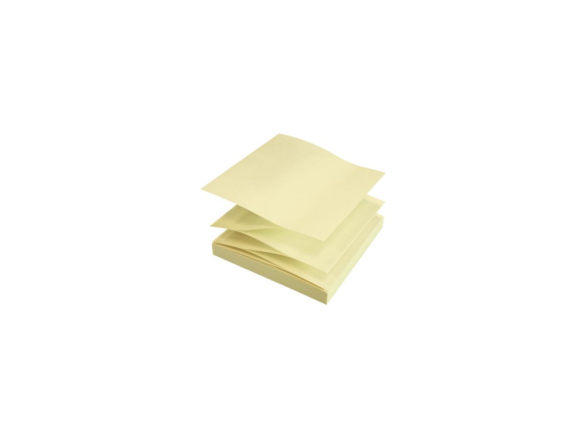 Soennecken Haftnotiz 5864 Z-Falz RC 75x75mm 100Bl. gelb 12 St./Pack.