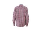 JN Ladies Checked Blouse JN616 100% BW, navy/red-navy-white, Größe XL