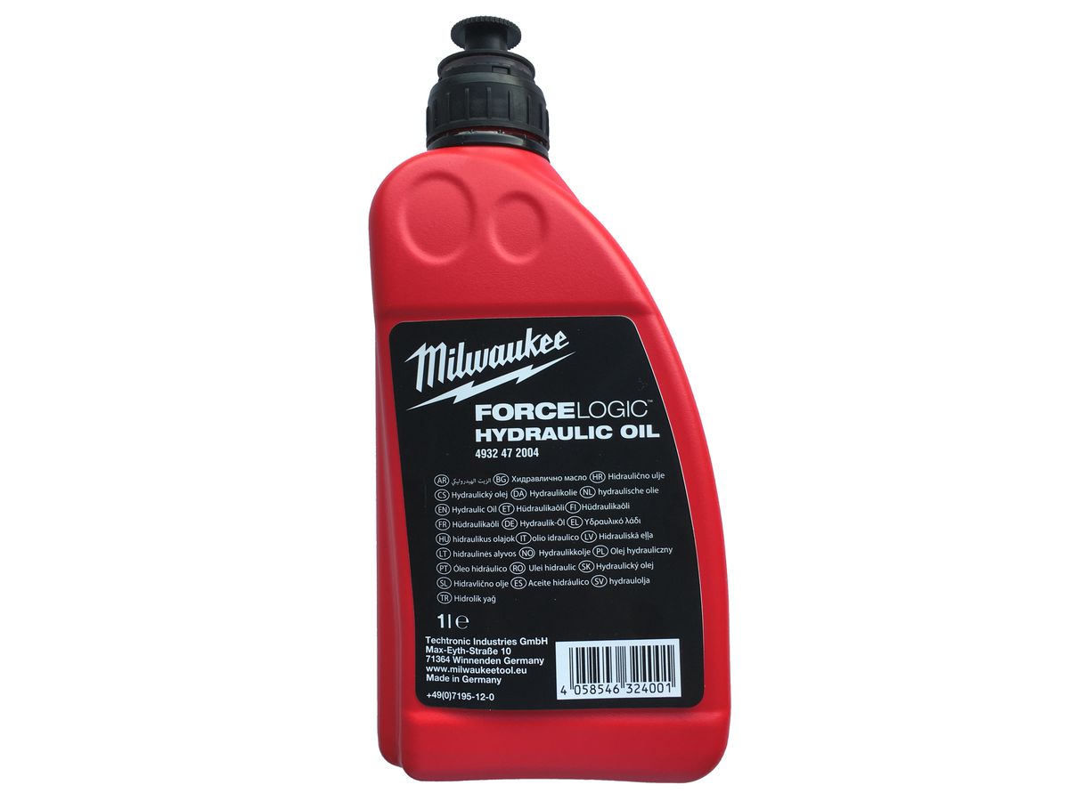 MILWAUKEE Hydrauliköl 1Liter für M18HUP700