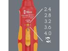 WERA 7516 VDE Kraftform Safe-Torque Speed Drehmomentschraubendreher, 2,4x4Nm