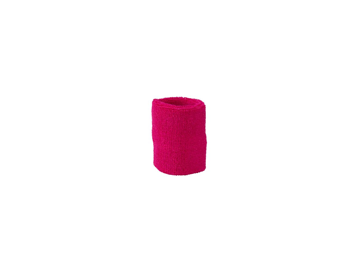 mb Terry Wristband MB043 80%BW/20%EL, pink, Größe one size