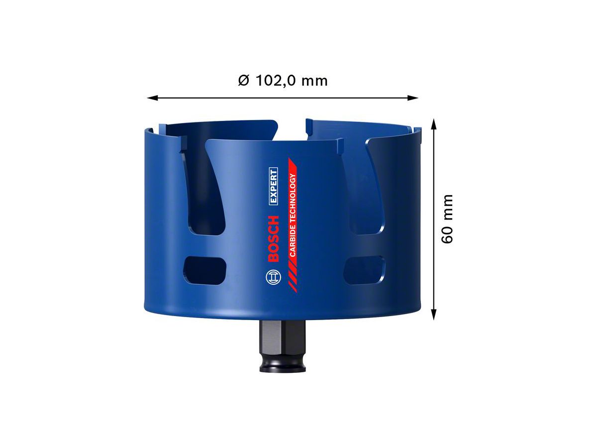 BOSCH Lochsäge EXPERT ConstructionMat 102 mm