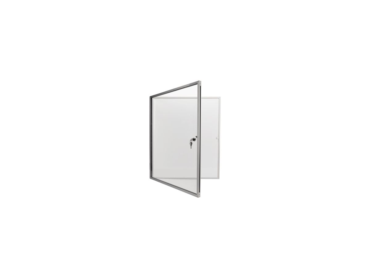 magnetoplan Schaukasten SP 1215000 61x75cm 4xDIN A4 Aluminium ws