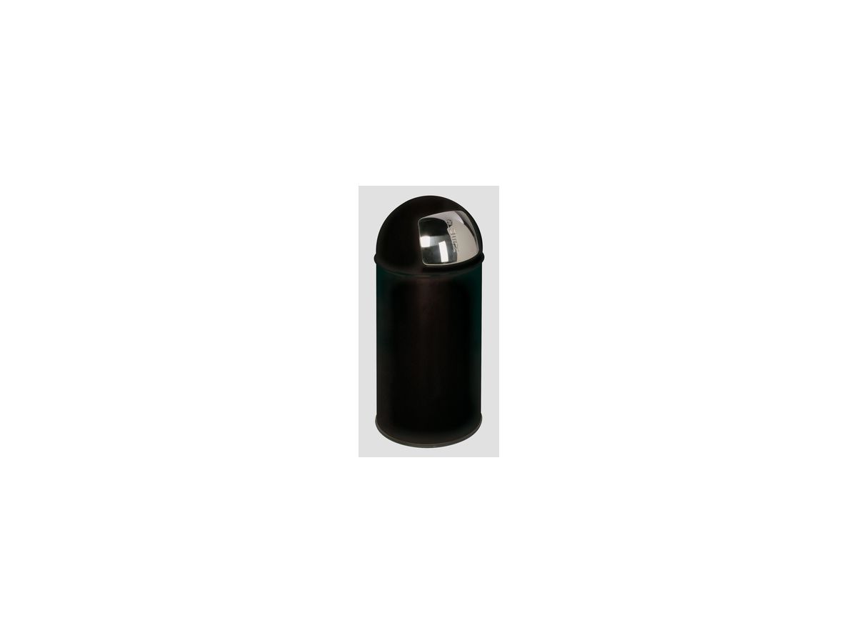 Push-Abfalls. 50 l schwarz 740x380 mm