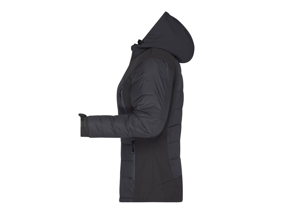JN Ladies Outdoor Hybrid Jacket JN1049 95%PES/5%EL, black, Größe M