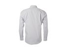 JN Men's Shirt Longsleeve Poplin JN678 light-grey, Größe 4XL
