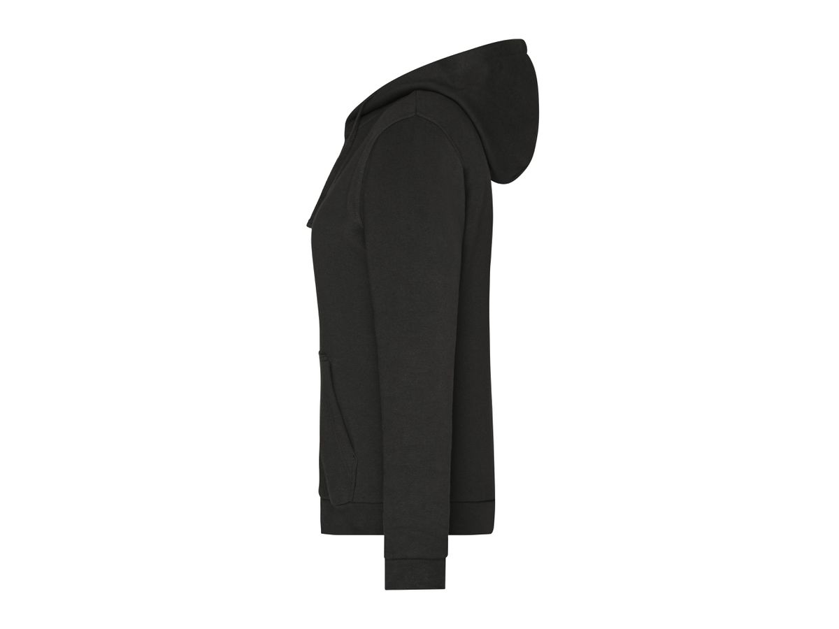 JN Promo Zip Hoody Lady JN755 80%BW/20%PES black Gr. 2XL