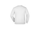 JN Round-Sweat Heavy Junior JN040K 80%BW/20%PES, white, Größe S