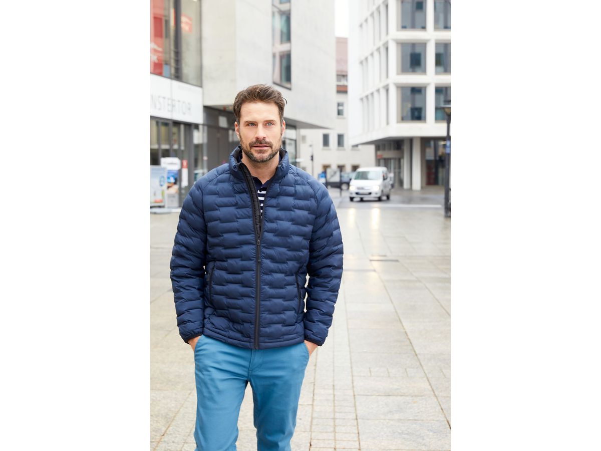JN Men's Modern Padded Jacket JN1162 navy-matt Gr. 2XL