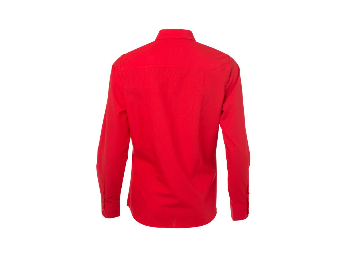 JN Ladies' Shirt Longsleeve Poplin JN677 tomato, Größe S