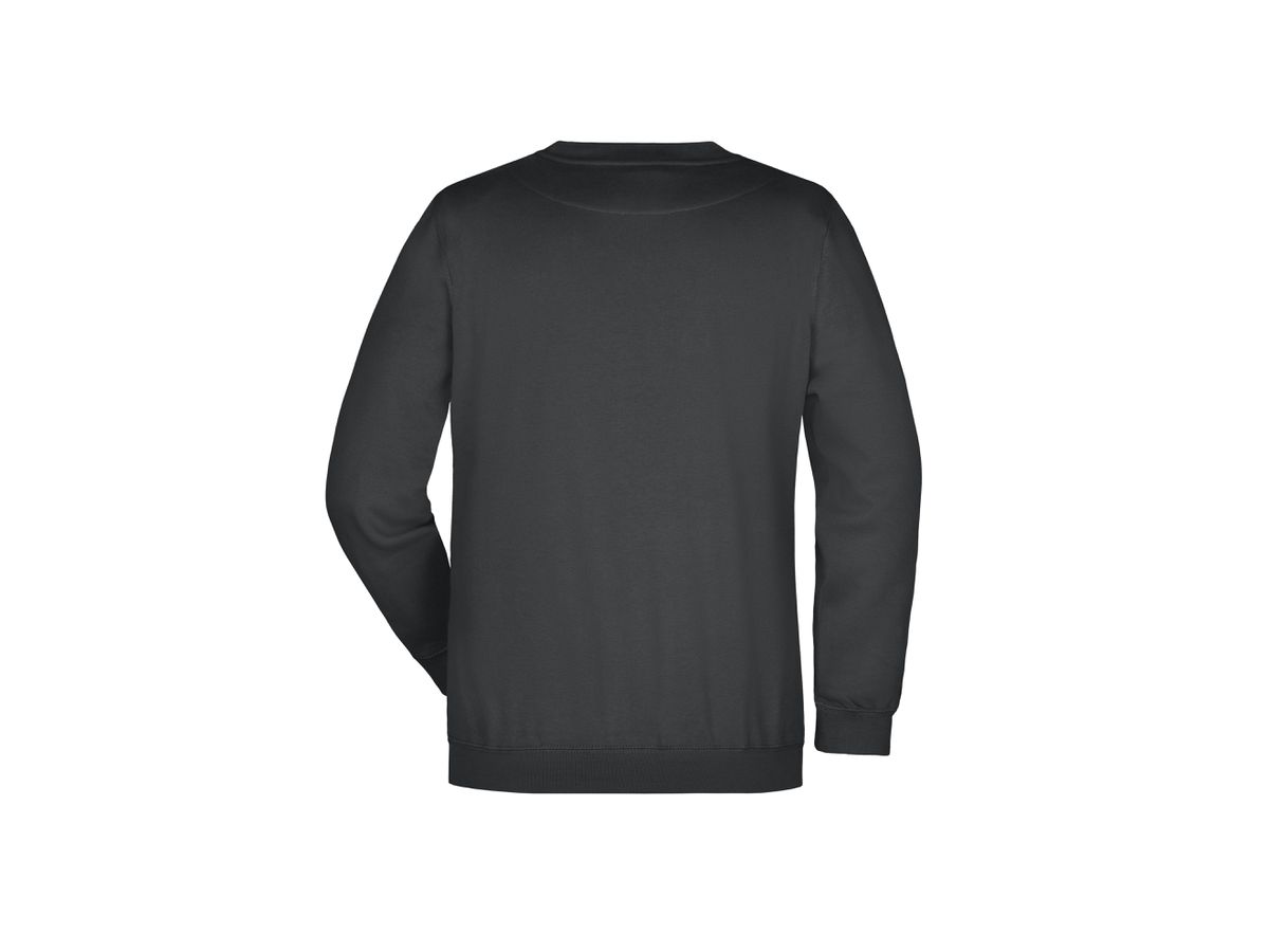 JN Round-Sweat Heavy JN040 80%BW/20%PES, graphite, Größe L