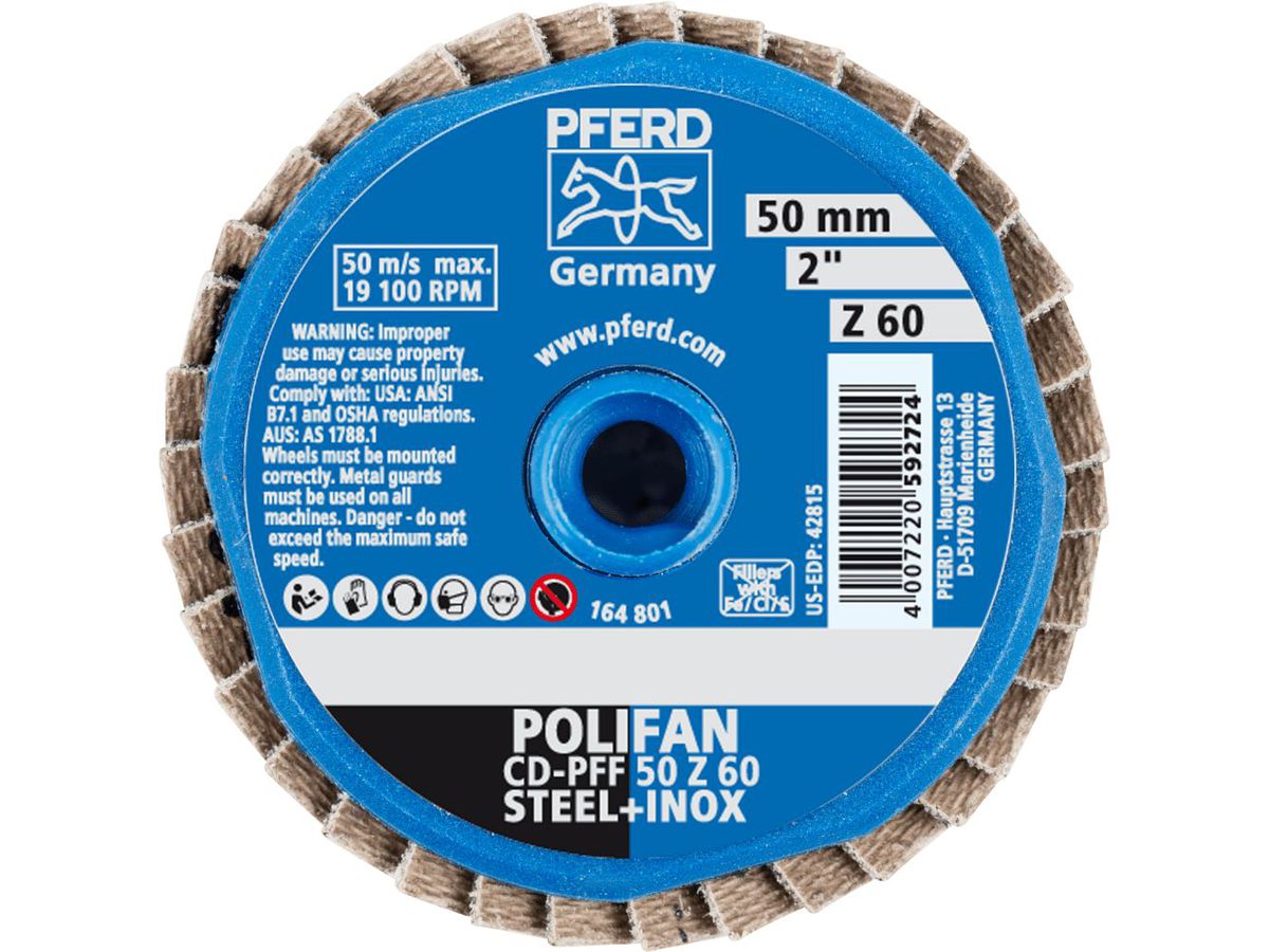 PFERD CD-mini-Polifan CD-PFF 50 Z 60