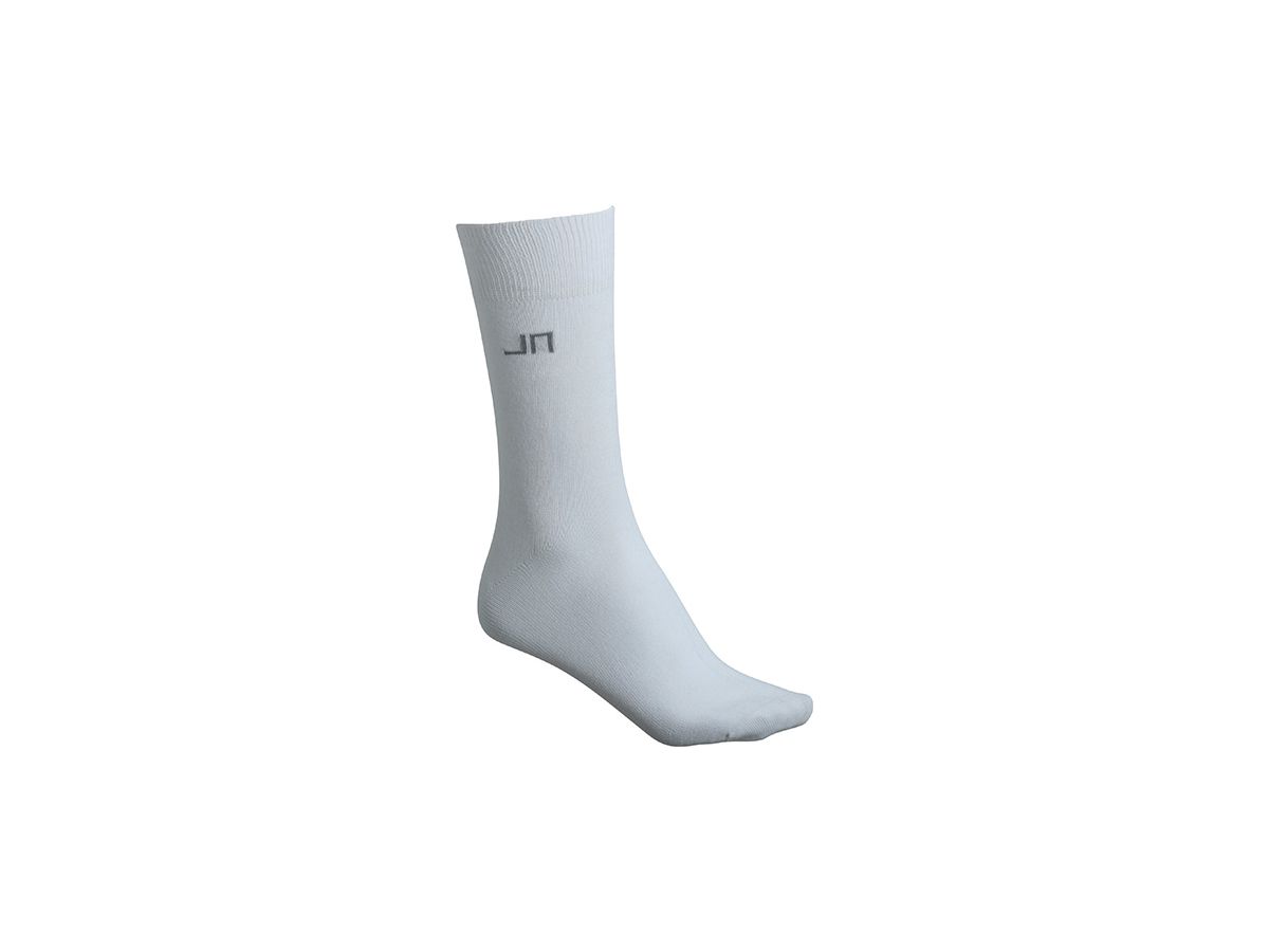 JN Function Sport Socks JN207 40%PES/40%BW/17%PA/3%EL, white, Gr 39-41