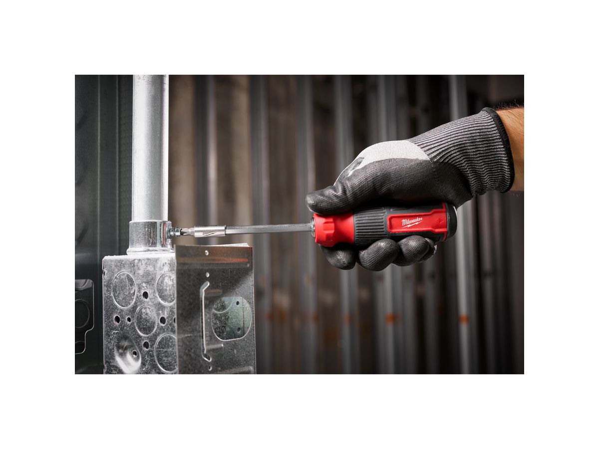 MILWAUKEE Multi-Bit Schraubendreher Torx 14 in 1 inkl. 13 Bits PH/TX