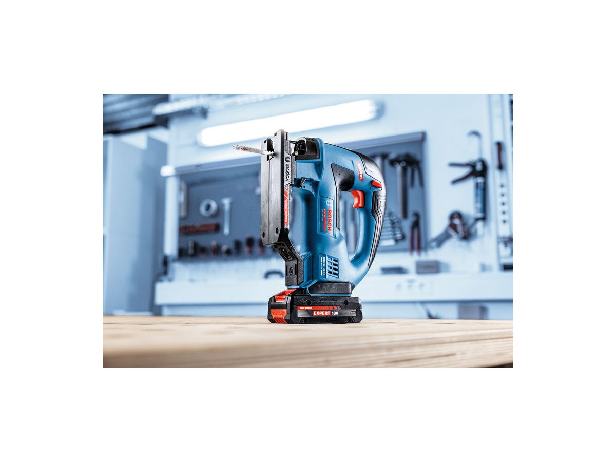 BOSCH Akku-Stichsäge EXST18V-155B solo, in L-BOXX