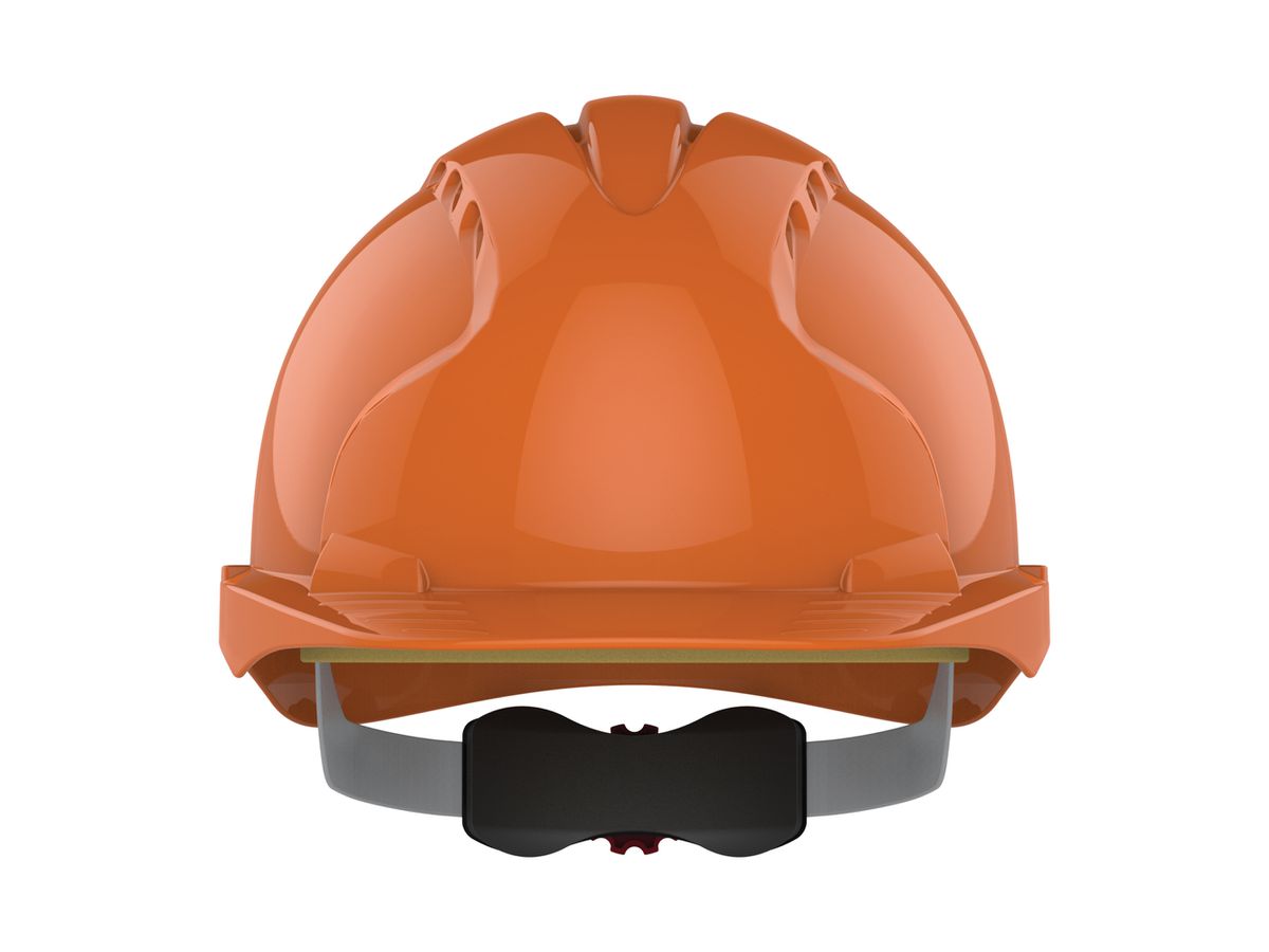 JSP Schutzhelm EVO3 AJF170 belüftet, mit Schirm, orange