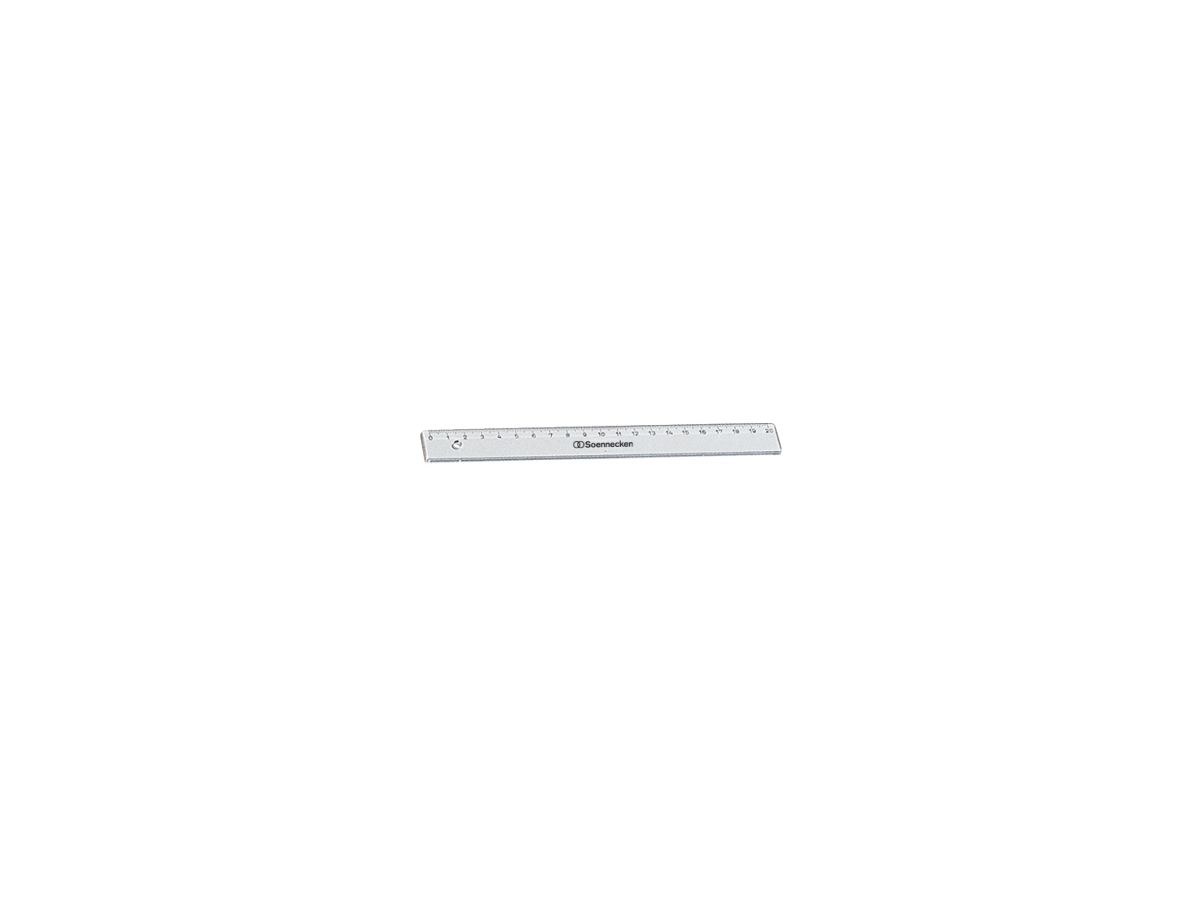 Soennecken Lineal 1820 20cm Kunststoff transparent