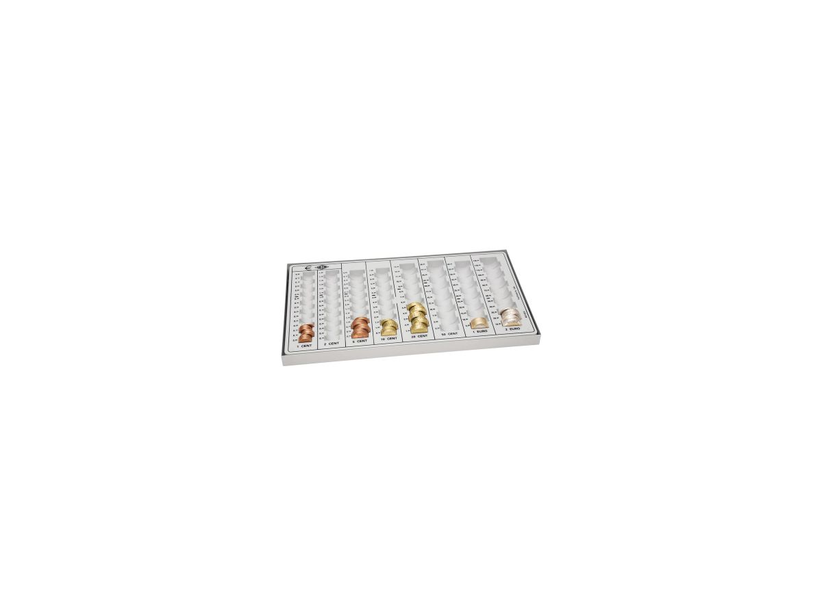 WEDO Geldzählbrett Kompakt 160800037 33,3x18,3x3,1cm lichtgrau