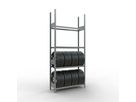 GR Räder/Reifen verzinkt 4 Ebenen/150 kg Tragkraft