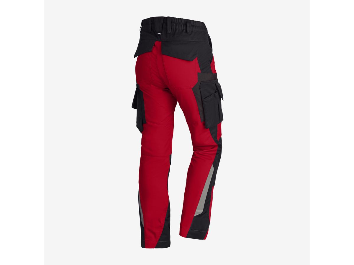 FHB Bundhose ANNETTE Gr. 48, rot/schwarz, 125610