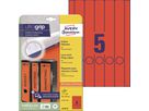 Avery Zweckform Ordneretikett L4748-20 38x297mm rt 100 St./Pack.
