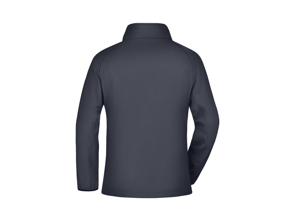 JN Ladies Promo Softshell Jacket JN1129 100%PES, iron-grey/red, Größe S