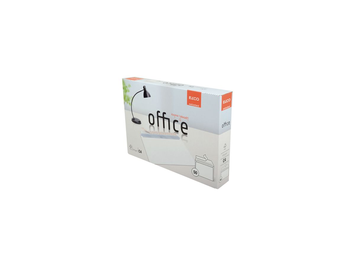 ELCO Briefumschlag Office 7453812 C4 oF hk weiß 50 St./Pack.