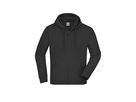 JN Hooded Jacket JN059 100%BW, black, Größe XL