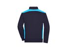 JN Herren Sweat-Jacke JN870 navy/turquoise, Größe XS