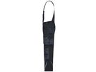 JN Workwear Pants with Bib JN1833 black/carbon Gr. 28