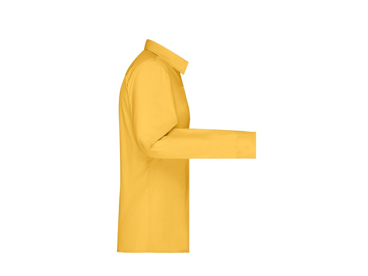 JN Ladies' Shirt Longsleeve Poplin JN677 yellow, Größe S