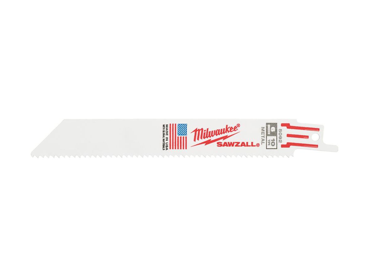 MILWAUKEE Säbelsägeblatt General Purpose 150x2,5 mm, 10 TPI, flexibel