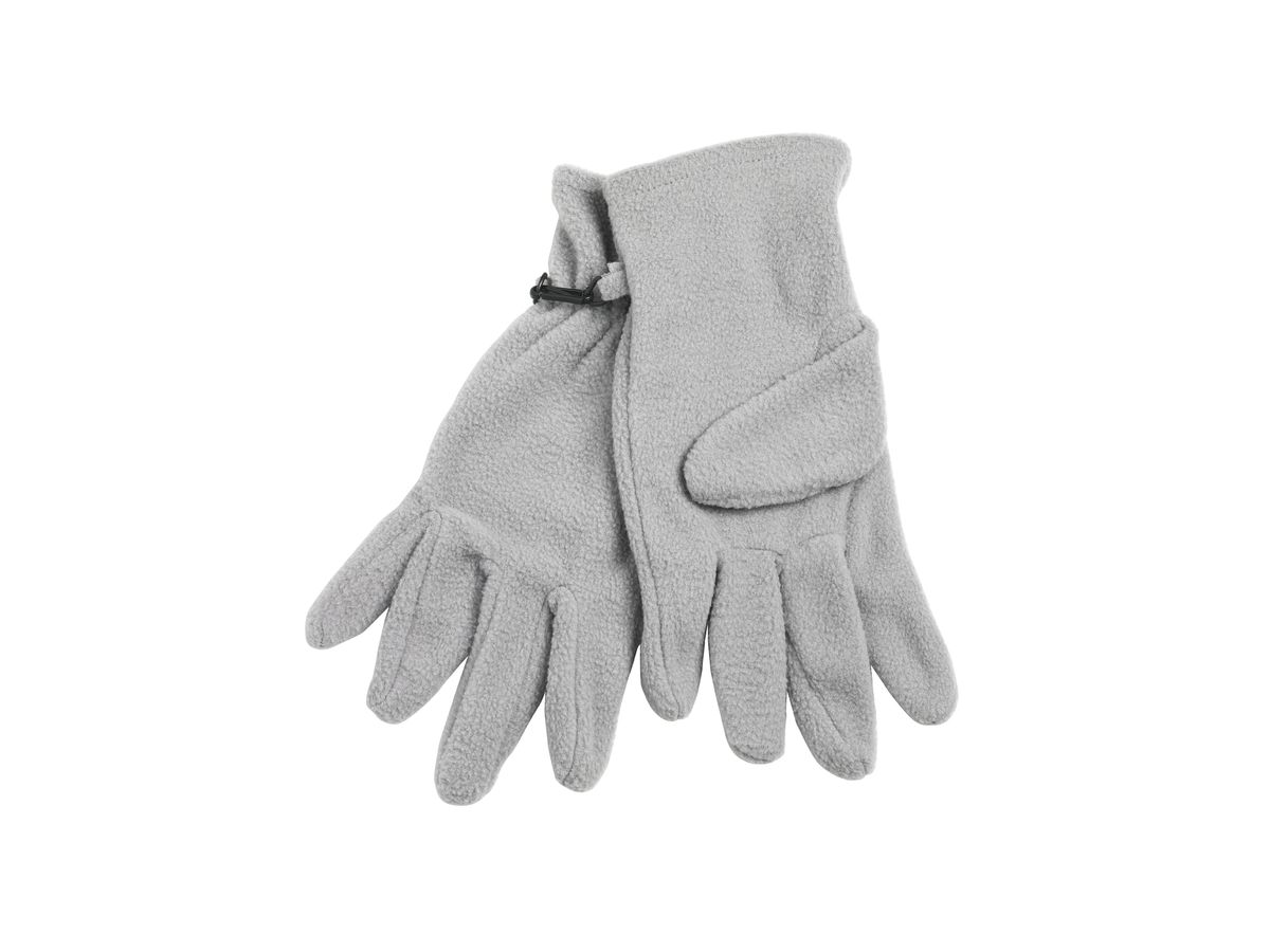 mb Microfleece Gloves MB7700 100%PES, grey, Größe S/M