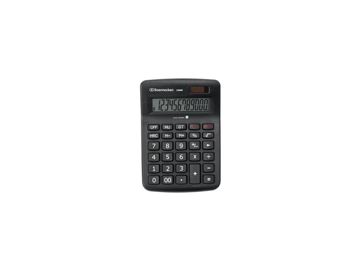 Soennecken Tischrechner CS900 8662 schwarz
