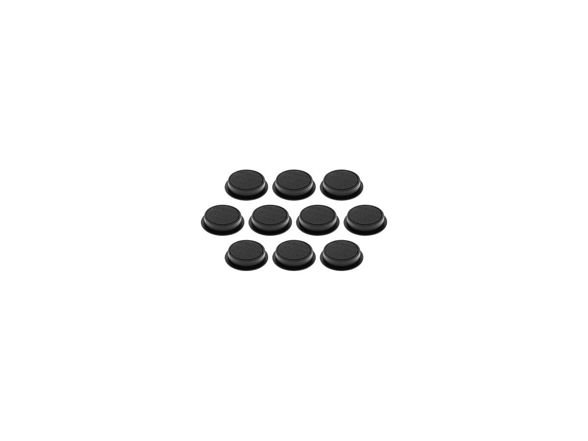 Magnet D=34mm VE=10 Haftkraft 1300 g schwarz