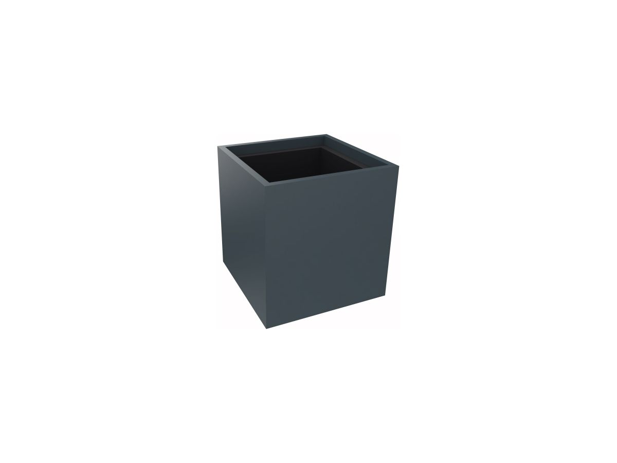 Pflanzgefäß 1er niedrig B380xT380H400mm Lavagrau