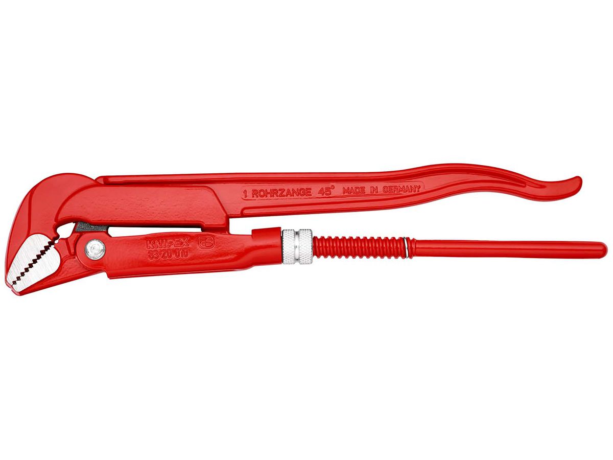 KNIPEX 83 20 010 Rohrzange 45° rot pulverbeschichtet 320 mm