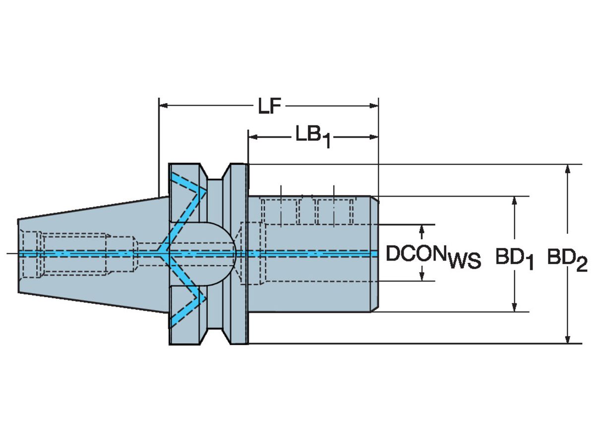 COROMANT Adapter MAS-BT 403 - ISO 9766 A2B27-5020085