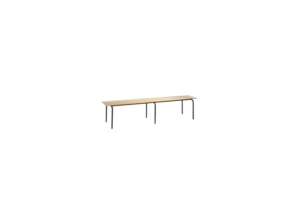 C+P Sitzbank stapelbar, Buche massiv 460x2000x460mm, Sitzflächentiefe 300mm