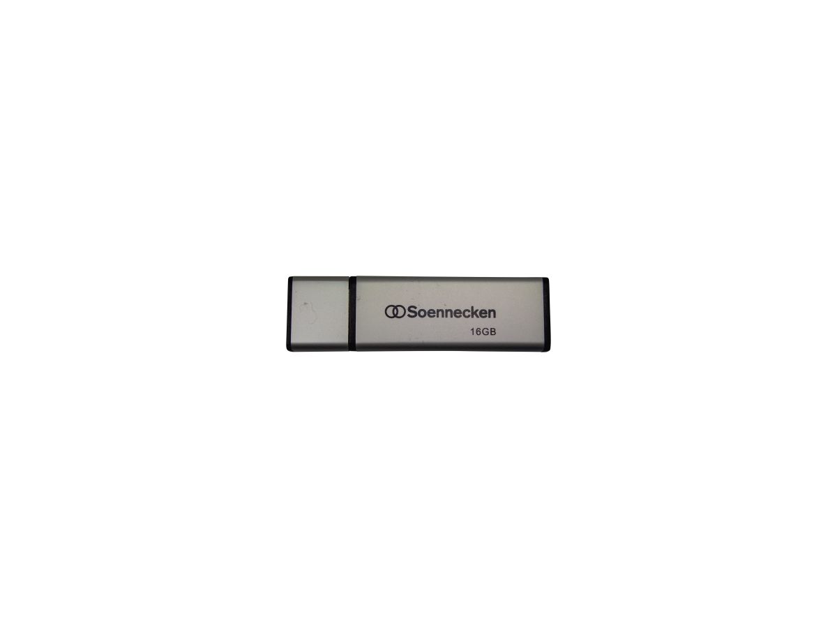 Soennecken USB-Stick 71613 2.0 16GB schwarz/silber