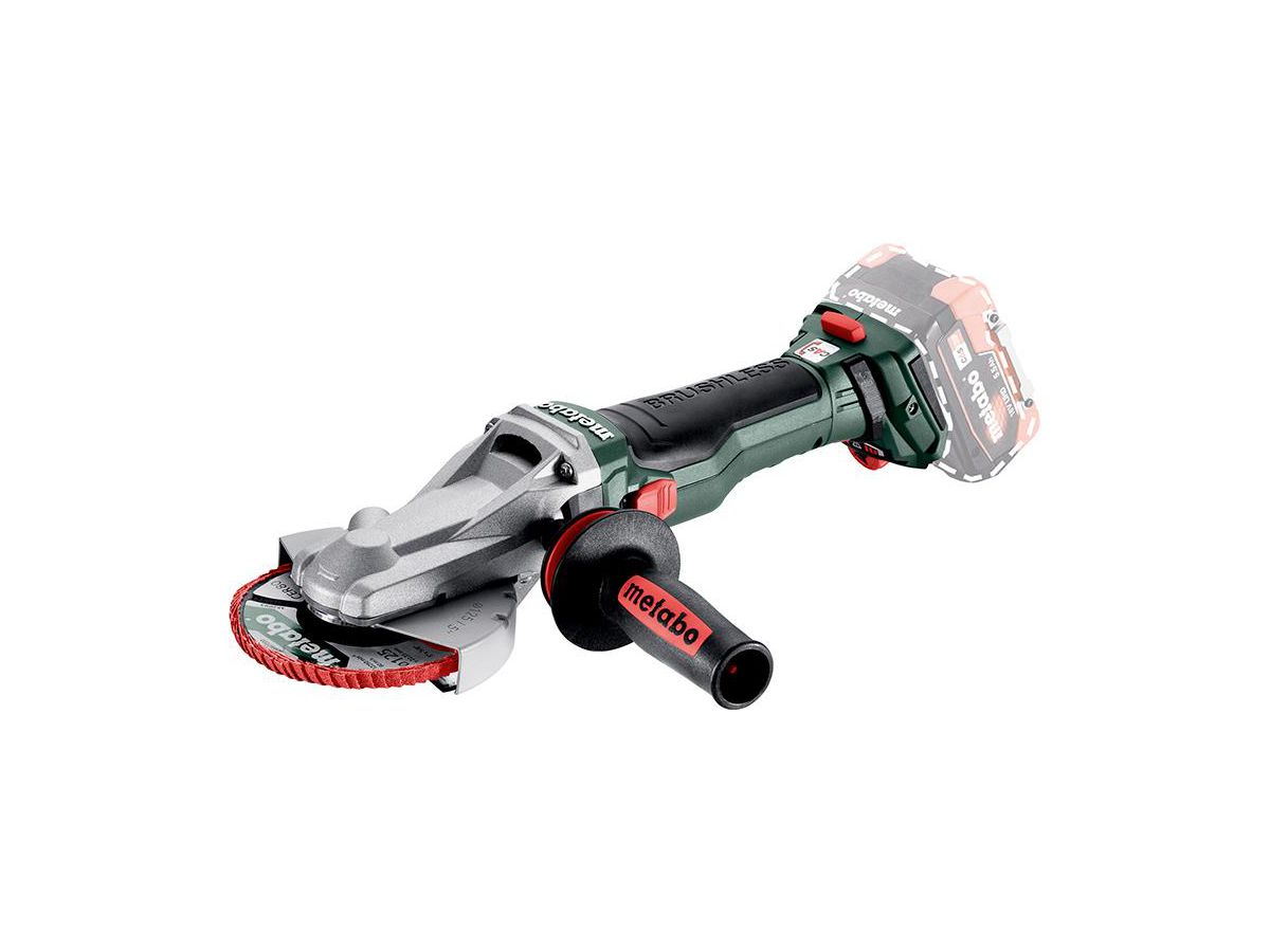 METABO Akku-Flachkopfwinkelschleifer WVBF 18 LTX BL 11-125 Quick